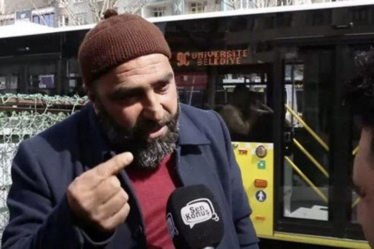 Sokak r&ouml;portajında tepki &ccedil;eken 'Hizbullah&ccedil;ı' g&ouml;zaltına alındı