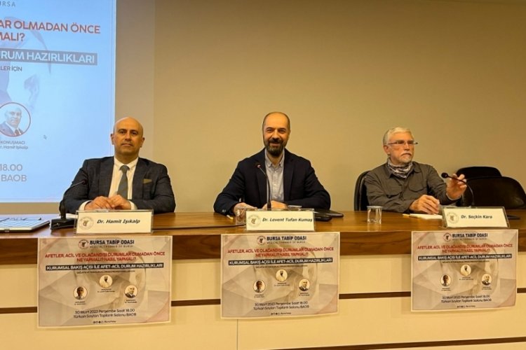 Bursa'da afet ve acil durum hazırlıkları konuşuldu