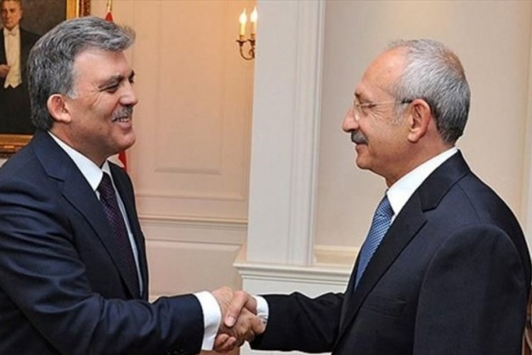 Kılı&ccedil;daroğlu Abdullah G&uuml;l ile g&ouml;r&uuml;ş&uuml;yor