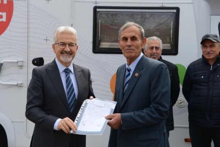 Bursa Nil&uuml;fer'de tapu heyecanı