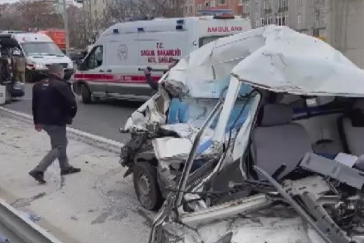 İstanbul Silivri'de zincirleme kaza! Yaralılar var