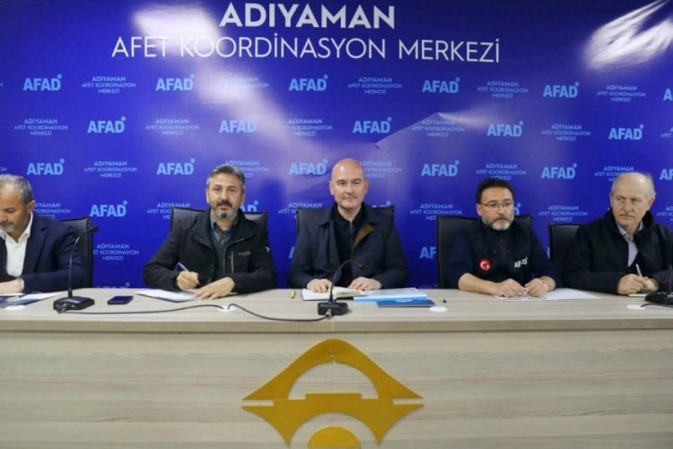 Bakan Soylu Adıyaman'da a&ccedil;ıklamalarda bulundu