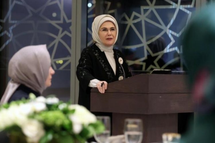 Emine Erdoğan, New York'ta T&uuml;rkevi'nde iftara katıldı