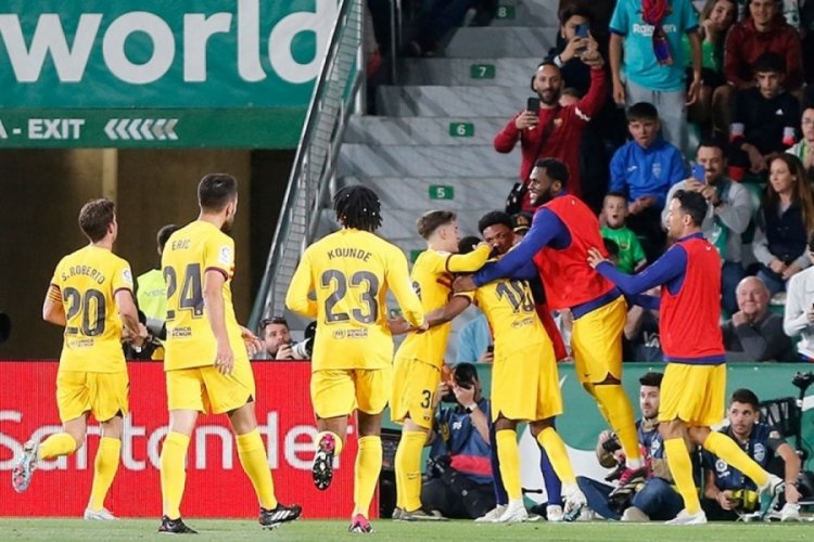Barcelona, Elche'yi 4-0 yendi