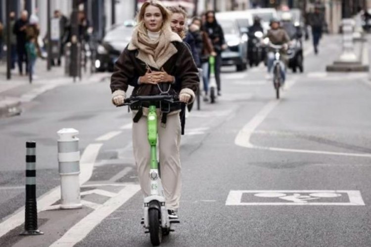 Paris'te yapılan scooter referandumundan, y&uuml;zde 90 "Yasaklansın" &ccedil;ıktı