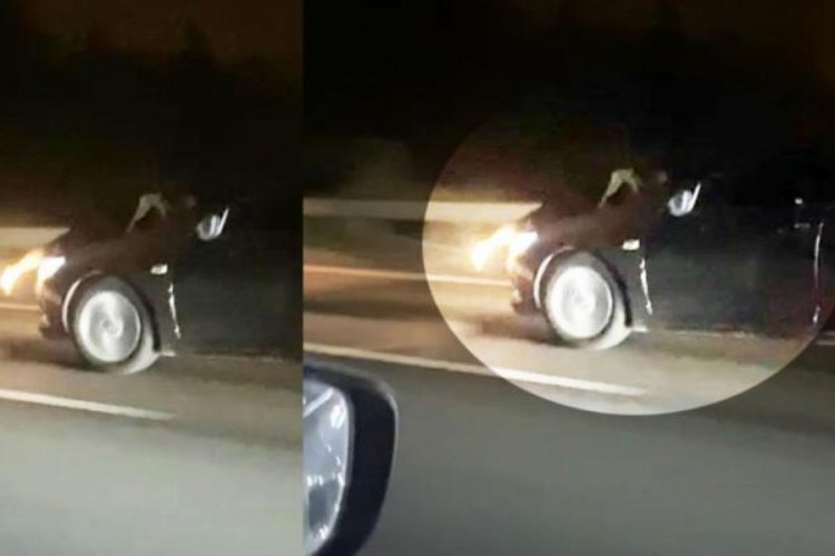 D&uuml;zce'de oğlunu kurtarmak isteyen anne kaputun &uuml;zerinde yolculuk yaptı