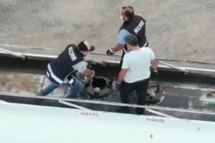 Eskişehir'de 19 ton ka&ccedil;ak akaryakıt ele ge&ccedil;irildi! Şof&ouml;r g&ouml;zaltına alındı