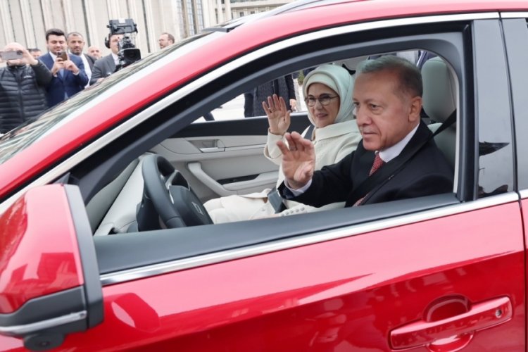 TOGG'da ilk teslimat Cumhurbaşkanı Erdoğan'a