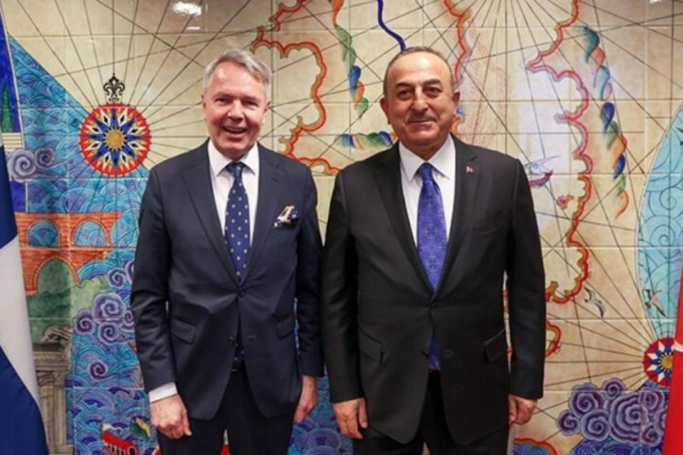 Mevl&uuml;t &Ccedil;avuşoğlu, Finlandiyalı mevkidaşı Haavisto ile g&ouml;r&uuml;şt&uuml;
