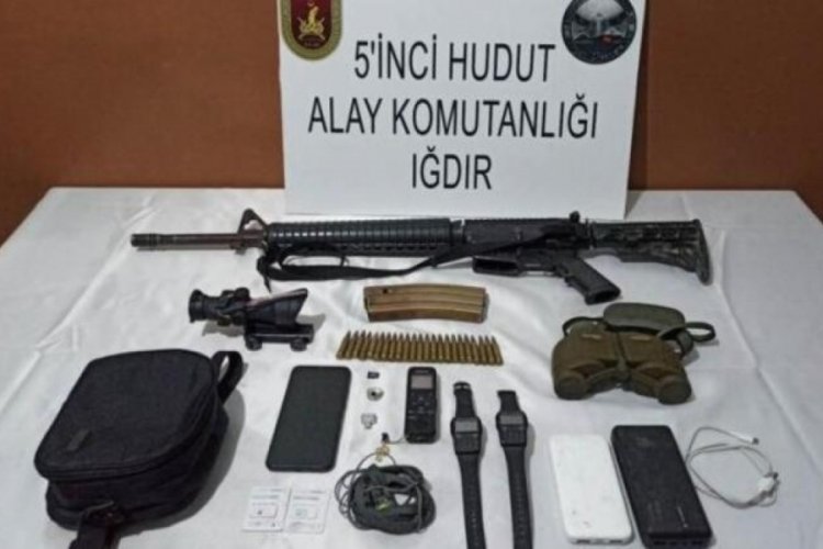Sınırdan sızmaya &ccedil;alışan 2 ter&ouml;rist yakalandı