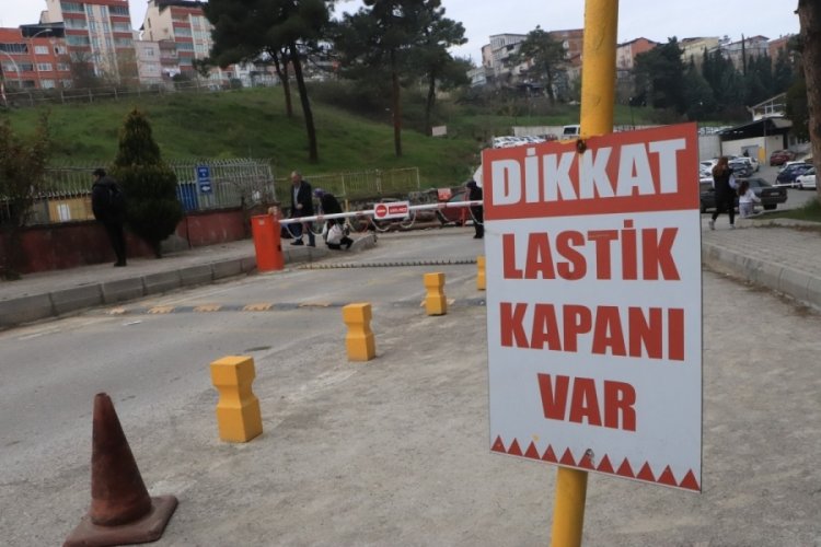 Samsun'da hastane giriş-&ccedil;ıkışında kapan kabusu