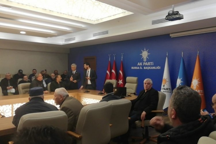 Bursa'da &Ccedil;ataltepe mağdurları AK Parti ile g&ouml;r&uuml;şt&uuml;!