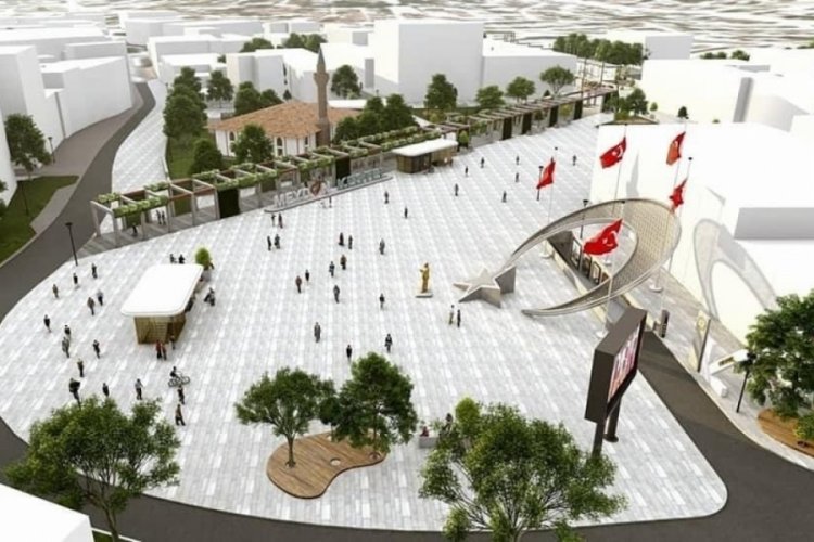 Bursa'da "Meydan Kestel" projesi afet durumunda binlerce kişiye sığınak olacak