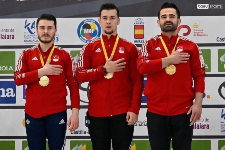 K&acirc;ğıthane Belediyesi Erkekler Kata Takımı Avrupa şampiyonluğu