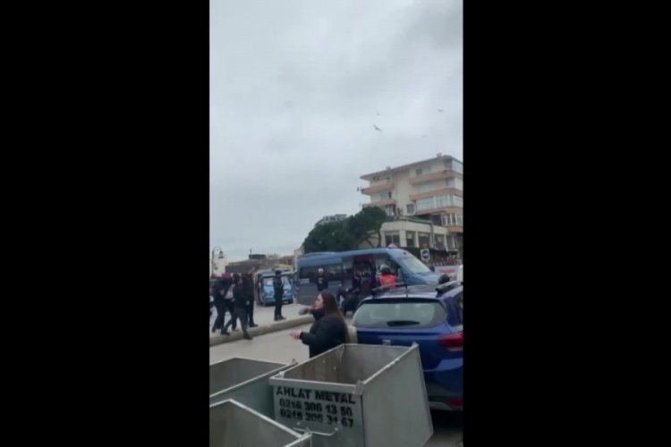İstanbul Maltepe'de minib&uuml;s&ccedil;&uuml;lerin meydan savaşı