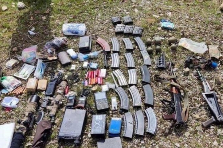 MSB duyurdu! Pen&ccedil;e-Kilit b&ouml;lgesinde silahlar ele ge&ccedil;irildi