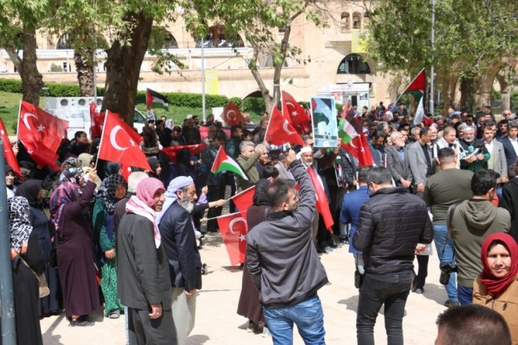 İsrail'in Mescid-i Aksa'ya y&ouml;nelik saldırıları Şanlıurfa'da kınandı