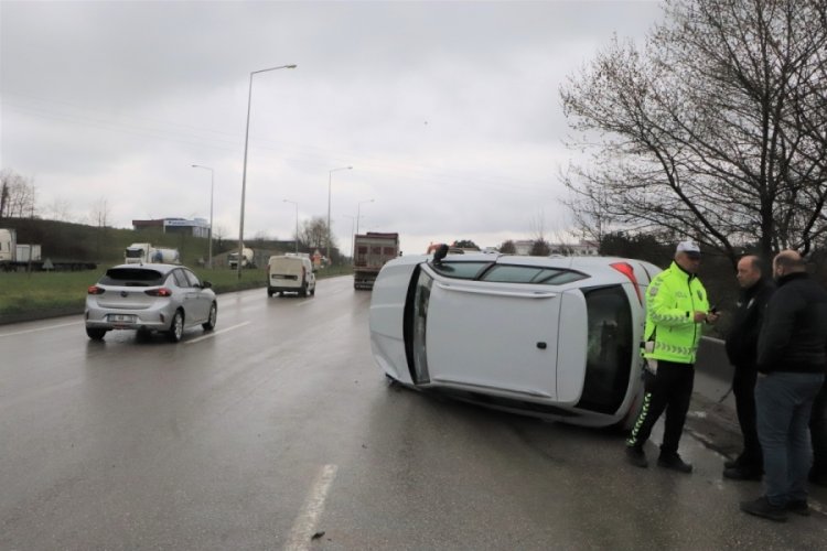 Samsun'da trafik kazası: 3 yaralı