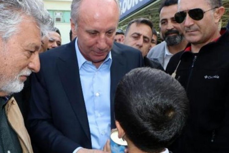 Kampanyası i&ccedil;in verilen kumbarayı almayan İnce: Ben se&ccedil;ilince &Ccedil;ankaya K&ouml;şk&uuml;'ne getir