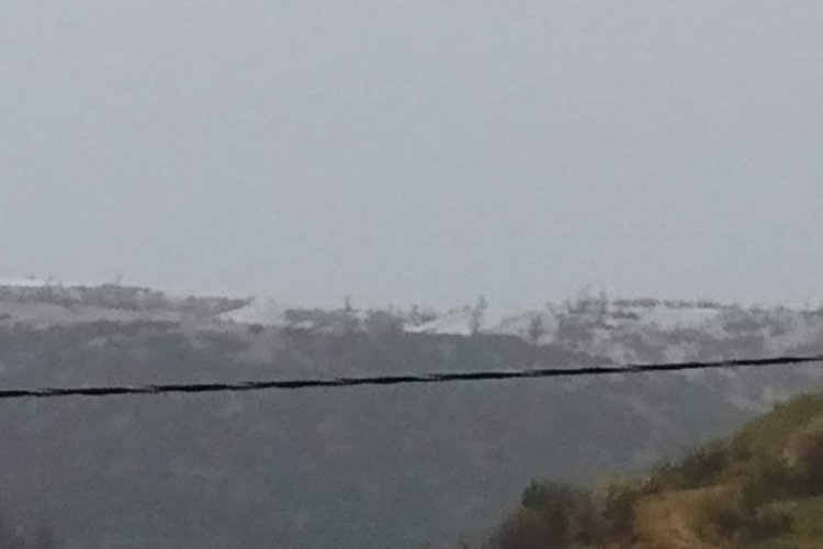 Manisa Selendi'de kar yağışı etkili oluyor