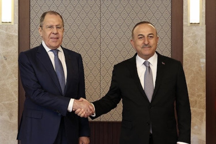 &Ccedil;avuşoğlu, Rus mevkidaşı Lavrov ile g&ouml;r&uuml;şt&uuml;