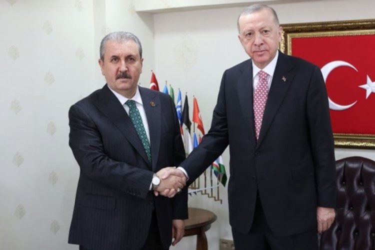 Erdoğan, Mustafa Destici ile g&ouml;r&uuml;ş&uuml;yor