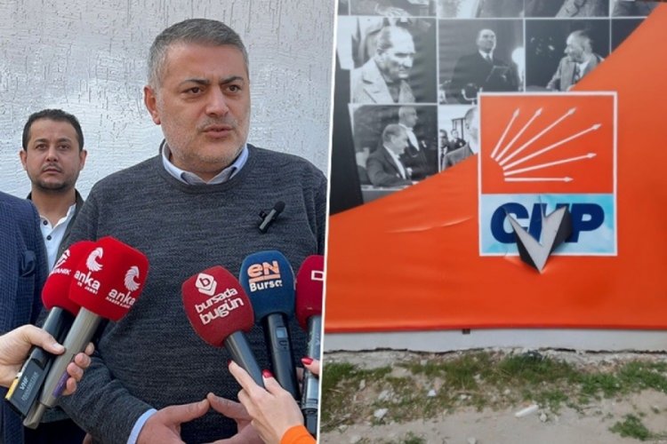 CHP Nil&uuml;fer İl&ccedil;e Binasına saldırı &uuml;zerine a&ccedil;ıklama: Demokrasiye yapılan bir saldırı