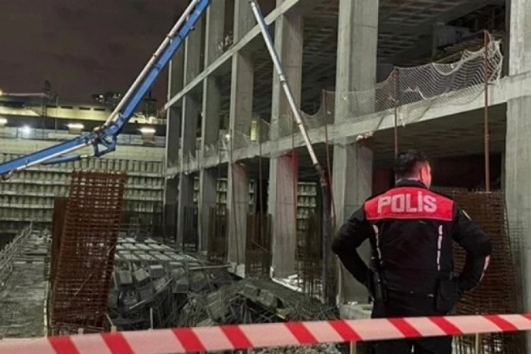 İstanbul'da bir şantiyede 5 iş&ccedil;i g&ouml;&ccedil;&uuml;k altında kaldı