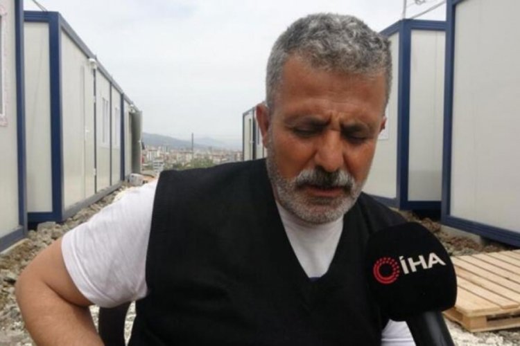 Deprem sonrası hafızasını kaybeden adam, defnettiği eşi ve &ccedil;ocuğunu 18 g&uuml;n sonra hatırladı
