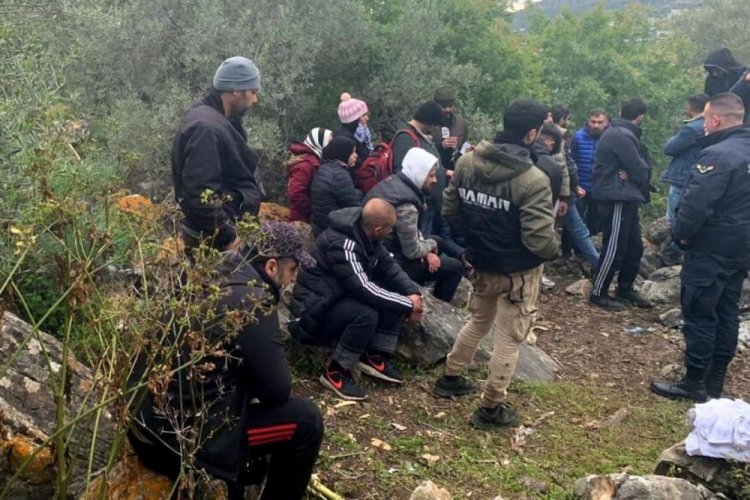 Muğla'da 20 ka&ccedil;ak g&ouml;&ccedil;men kurtarıldı