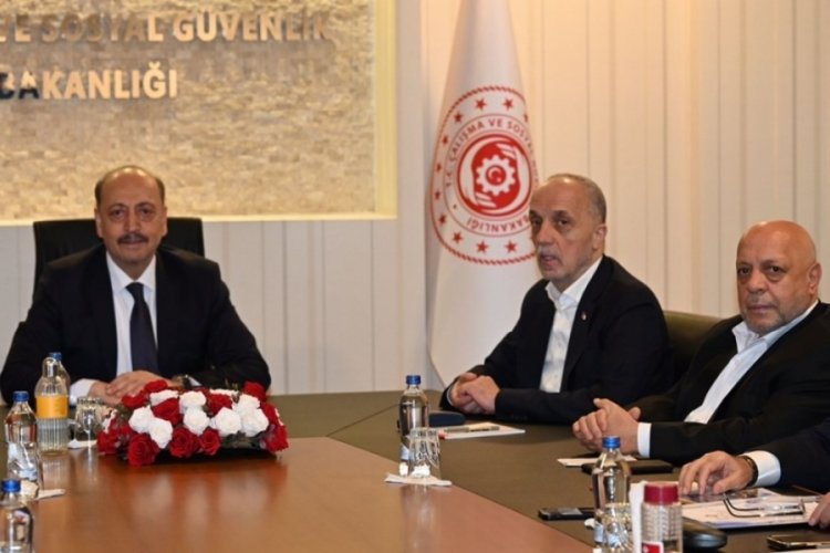 Vedat Bilgin, T&uuml;rk-İş ve Hak-İş heyetleri ile g&ouml;r&uuml;şt&uuml;