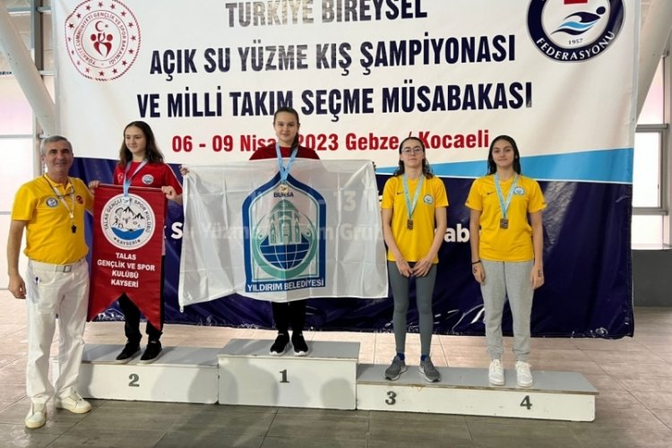 Yıldırım Belediyespor'un altın kula&ccedil;larından 15 madalya