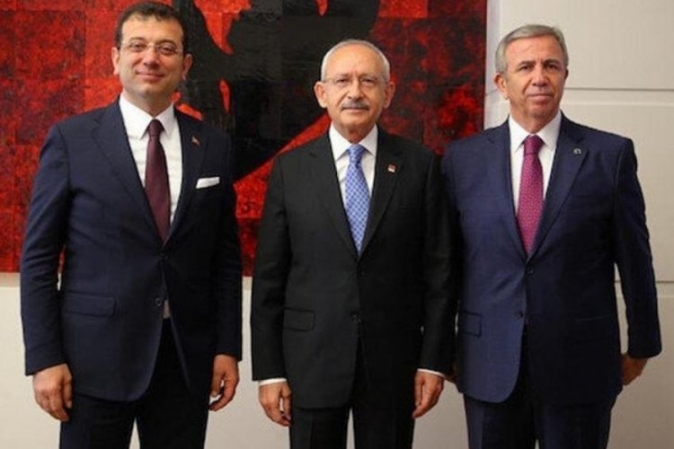 Kılı&ccedil;daroğlu, İmamoğlu ve Yavaş'tan ortak miting