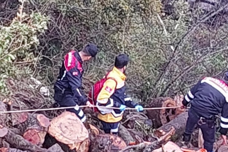 Aydın'da kamyon dereye devrildi: 1 yaralı