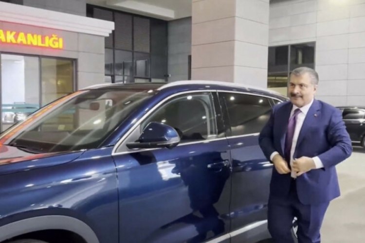 Fahrettin Koca Togg ile yola &ccedil;ıktı