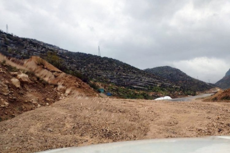 Siirt'te heyelan meydana geldi