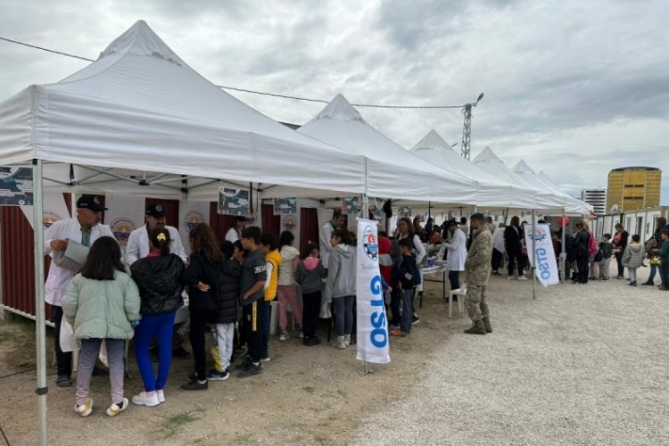 Gemlik konteyner kentte bilim şenliği