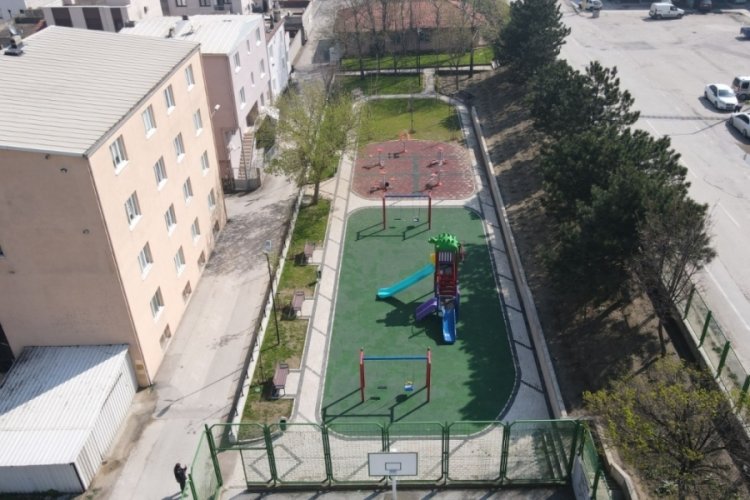 Bursa Yıldırım'da Yiğitler parkında &ccedil;alışmalar tamamlandı