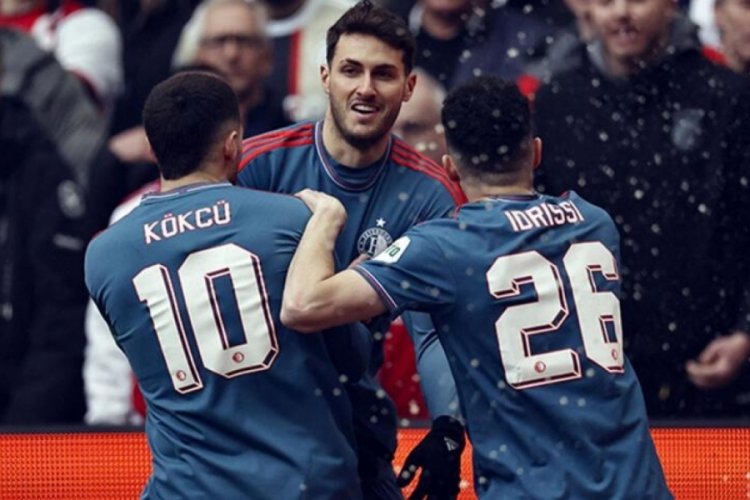 Feyenoord'dan muhteşem seri! Orkun K&ouml;k&ccedil;&uuml;, beğeni topluyor