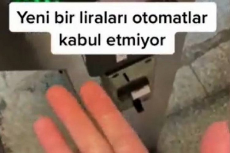 Otomatlar yeni &uuml;retilen 1 TL'leri kabul etmiyor!