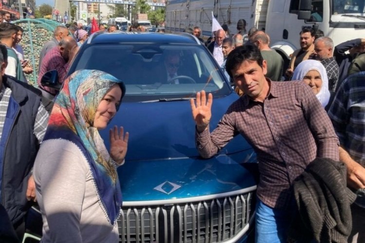 Mersin'de yerli otomobil Togg'a yoğun ilgi duyuldu