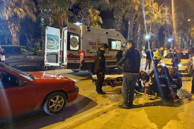 Sinop'ta otomobil yayaya &ccedil;arptı