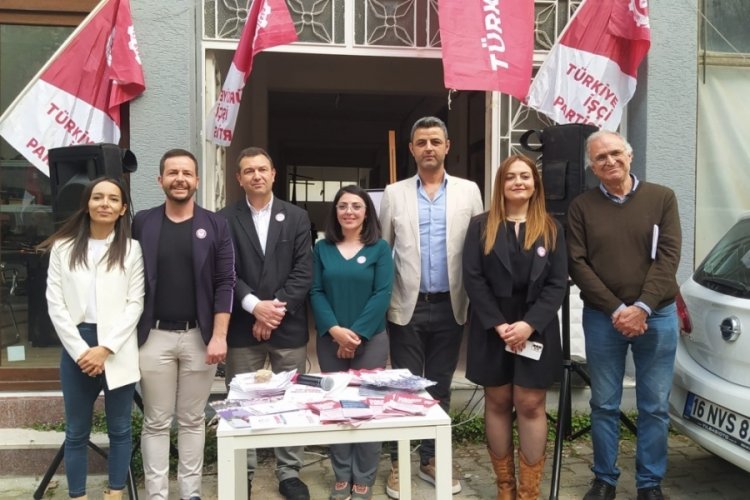 Bursa'da T&uuml;rkiye İş&ccedil;i Partisi Nil&uuml;fer Se&ccedil;im B&uuml;rosu a&ccedil;ıldı