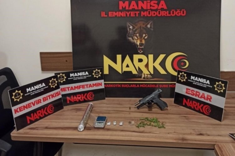Manisa'da uyuşturucu operasyonunda 2 kişi tutuklandı