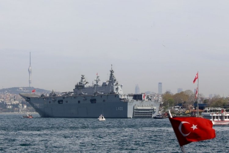 TCG Anadolu bug&uuml;n ziyarete a&ccedil;ılıyor