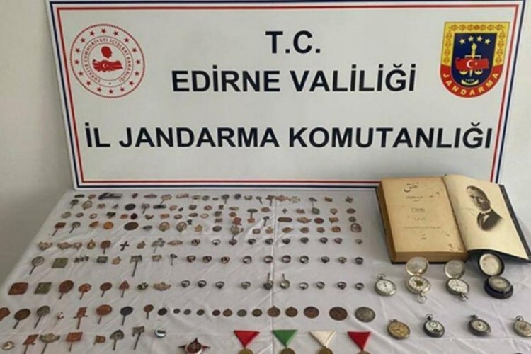 Edirne'de 189 tarihi eser ele ge&ccedil;irildi