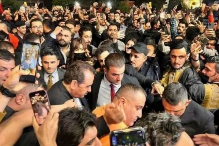 Irak'ta İbrahim Tatlıses'e b&uuml;y&uuml;k ilgi