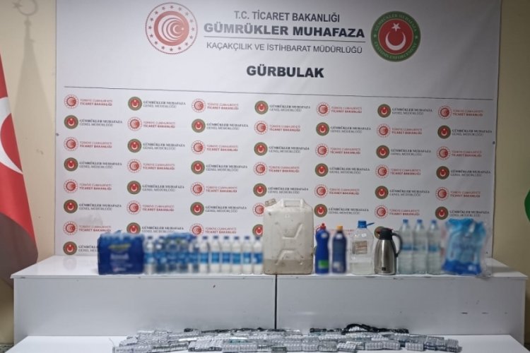 Ağrı'da 27 kilo sıvı metamfetamin ile 9 bin 500 uyuşturucu hap ele ge&ccedil;irildi