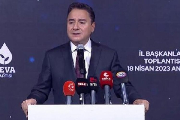Babacan: Biz '&Ouml;nce T&uuml;rkiye' diyen bir partiyiz
