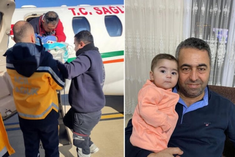 Mardin'den nefes alamadığı i&ccedil;in Ankara'ya sevk edilen, Zehra bebekten haber var